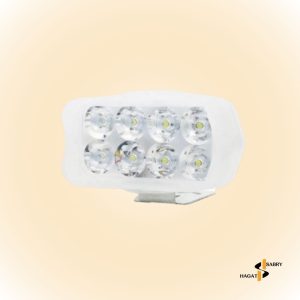 فانوس فلاش 8 لد شفاف