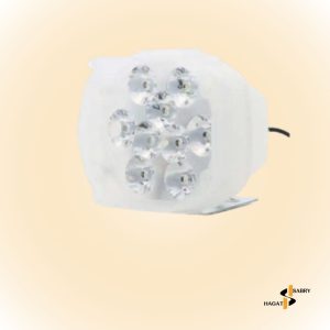 فانوس فلاش 9 لد شفاف